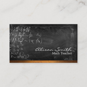 Teacher Business card Visitenkarte