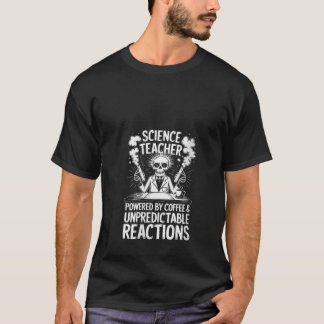 Teacher Coffee Skelett Q T-Shirt