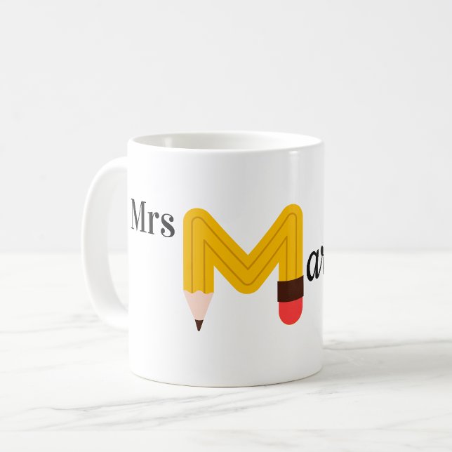Teacher Coffee Tasse, Personalisierter Name, Kaffeetasse (Von Creator hochgeladen)