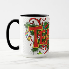 Teacher- Cute Festive Professionals Tasse
