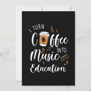 Teacher Geschenk Ich mache Kaffee in Bildung Einladung