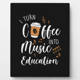 Teacher Geschenk Ich mache Kaffee in Bildung Fotoplatte