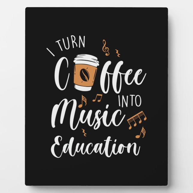 Teacher Geschenk Ich mache Kaffee in Bildung Fotoplatte (Vorderseite)