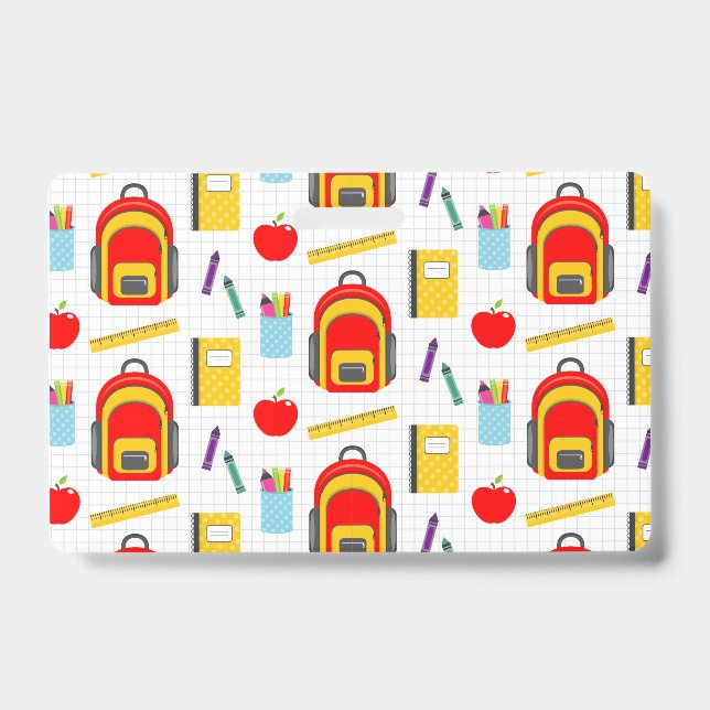 Teacher Gift | Apple Back To School Ausweis (Vorderseite)