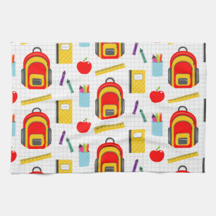 Teacher Gift Apple Back To School Geschirrtuch