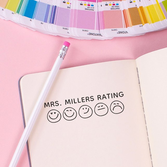 Teacher Gift Custom Classroom School Review Permastempel (Von Creator hochgeladen)