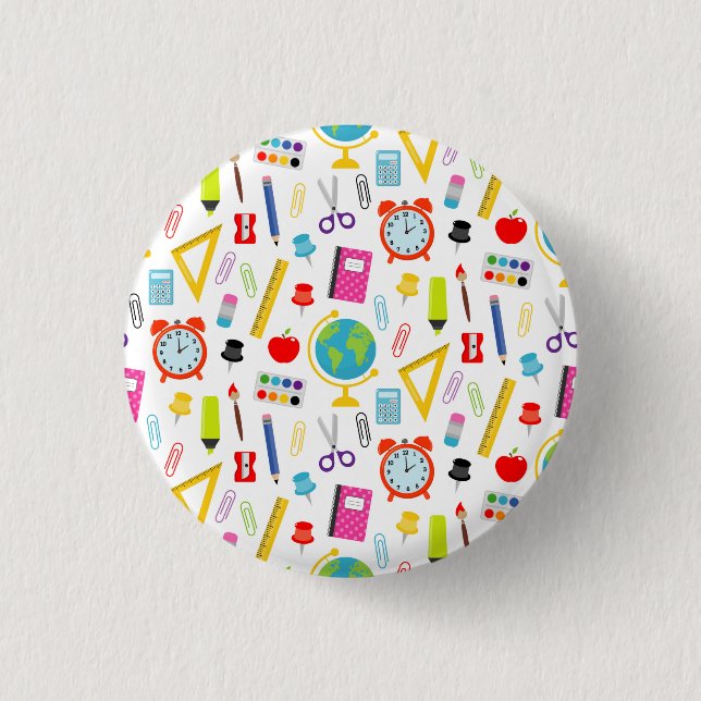 Teacher Gift I Can Only Make Them Think Button (Vorderseite)