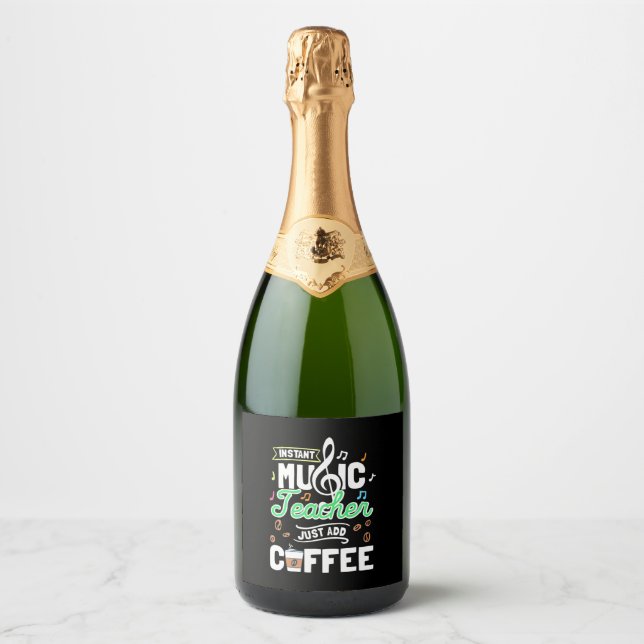 Teacher Gift Instant Music Teacher einfach Kaffee  (Vorderseite)
