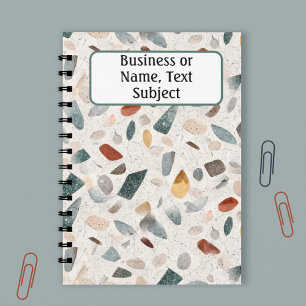 Teacher Gift Large Chips Terrazzo Muster Notizblock