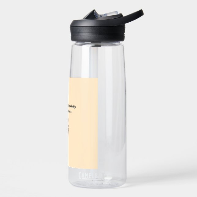 Teacher gift Water Bottle Trinkflasche (Links)