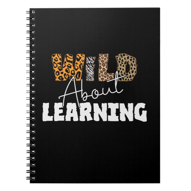 Teacher Gift Wild über Lernen Notizblock (Vorderseite)