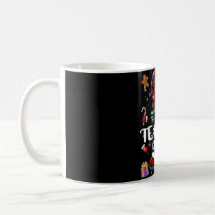 Teacher Gnome Buffalo Plaid Red Matching Family Ch Kaffeetasse
