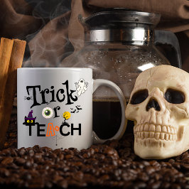 Teacher Halloween-Kaffeepuppe | Trick oder Teach Tasse