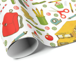 Teacher Holiday Geschenk Geschenkpapier