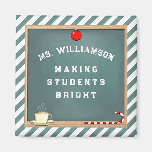 Teacher Holiday Geschenkmagnet Magnet (Vorne)
