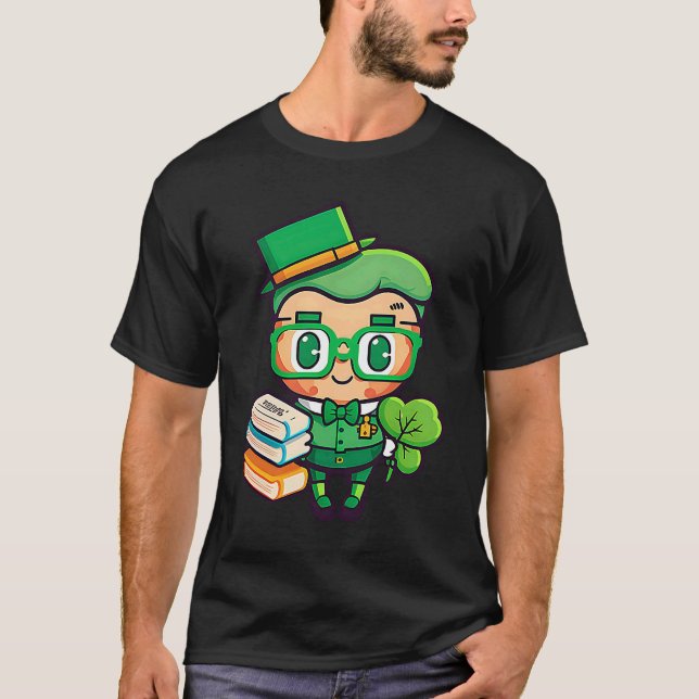 Teacher Leprechaun St Patricks Day Teacher T-Shirt (Vorderseite)