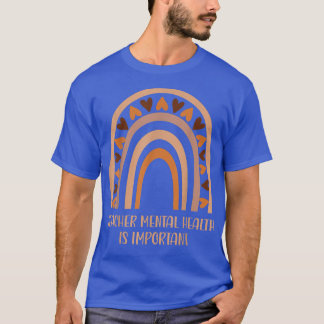 Teacher Mental Health, Anxiety Mental Health Aware T-Shirt