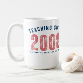 Teacher mug | Teaching since 2008 Kaffeetasse