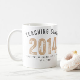 Teacher Mug | Teaching Since 2014 Kaffeetasse