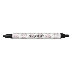 Teacher Mute Rainbow Name Black Ink Pen Kugelschreiber