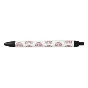 Teacher Mute Rainbow Pink Black Ink Pen Kugelschreiber