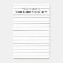 Teacher nennen Penmanship auf Schreibtisch