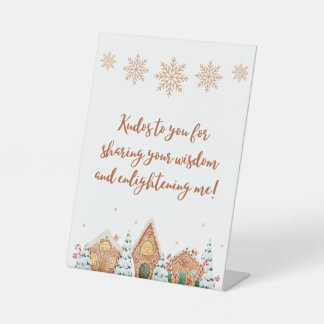 Teacher Pedestal Saisongeschenk, Geschenke für Erz Sockelschild