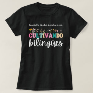 Teacher Shirt, Maestra Shirt, Cultivando Bilingue, T-Shirt