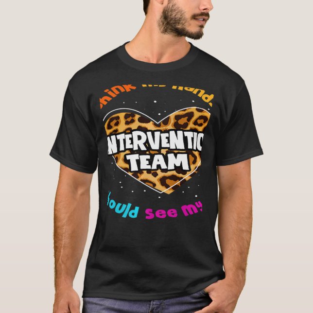 Teacher Specialist Squad Para Intervention Team Le T-Shirt (Vorderseite)
