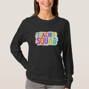 Teacher Squad farbenfrohe Paint Brush T-Shirt