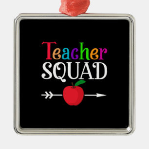 Teacher Squad Ornament Aus Metall