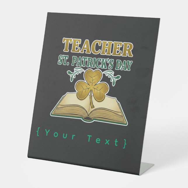 Teacher & Student Class of 2026 - Knowledge is Lig Sockelschild (Vorderseite)