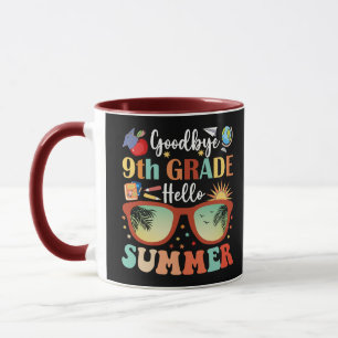 Teacher Students Goodbye 9th Grade Hallo Sommer Tasse
