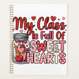 Teacher Sweet Heart Valentine's Planner Planer