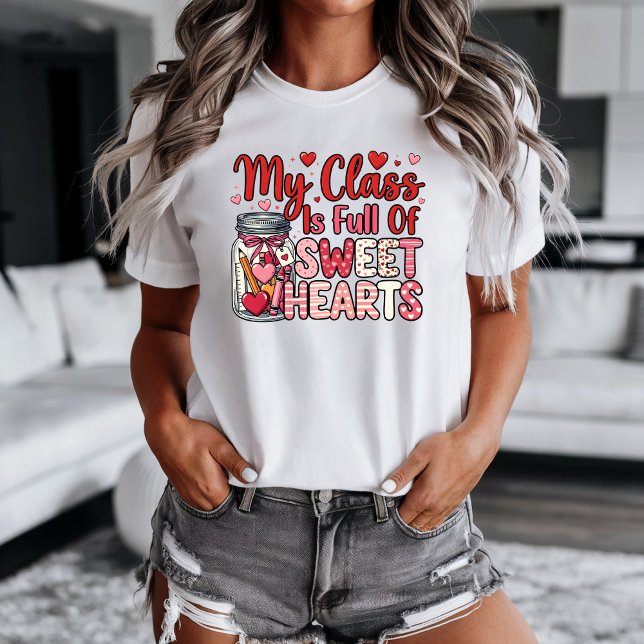Teacher Sweet Heart Valentine's T-shirt (Give your teacher the best sweet t-shirt in town. )