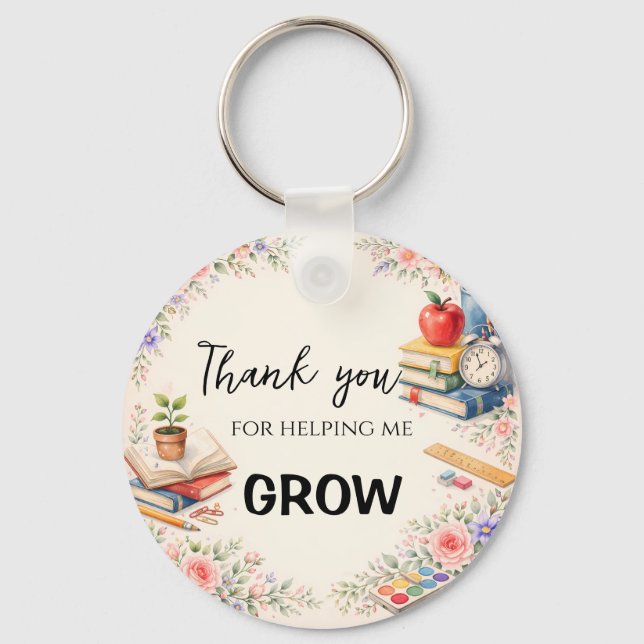 Teacher Thank You Gifts | End of School Year Schlüsselanhänger (Vorderseite)
