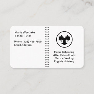 Teacher Theme Business Cards für Schullehrer Visitenkarte
