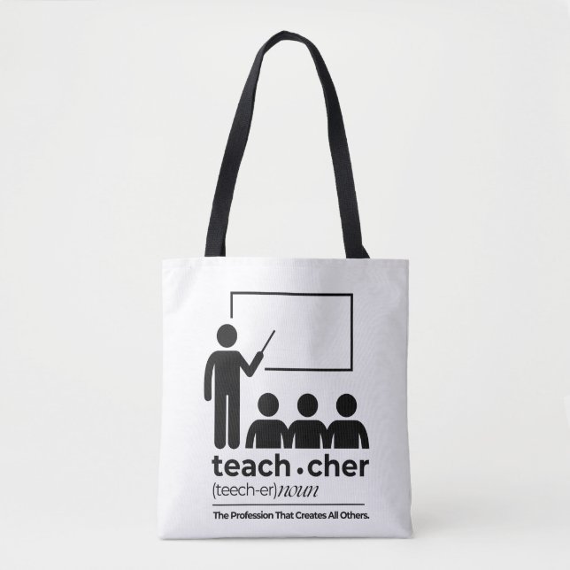 Teacher Tote Bag (Vorderseite)