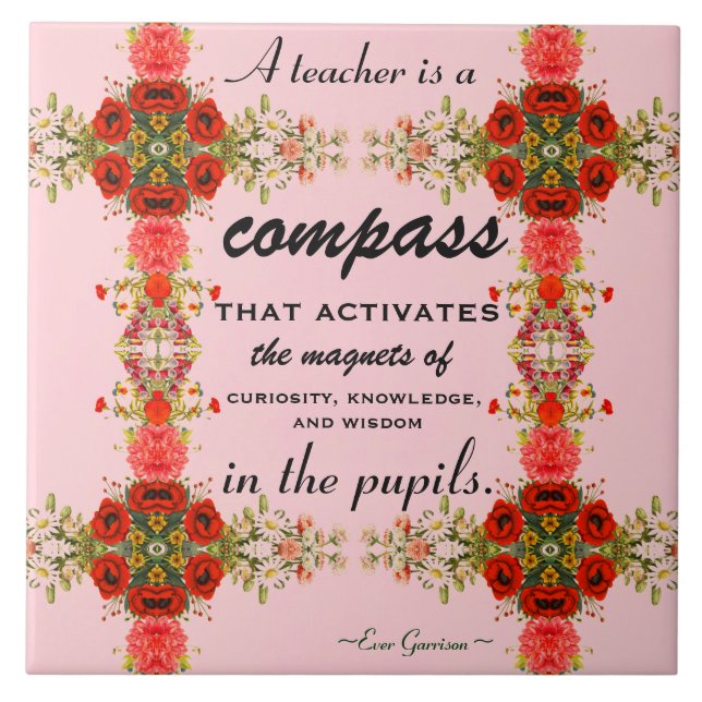 Teacher-Wertgutachten - Teacher-Zitat Fliese (Vorderseite)