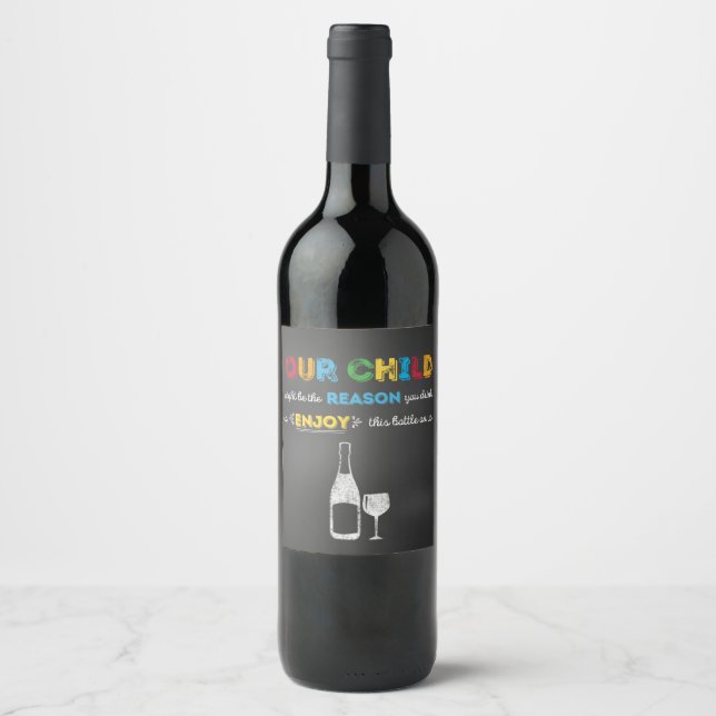 Teacher Wine Labels - Geschenk für Lehrer Weinetikett (Vorderseite)