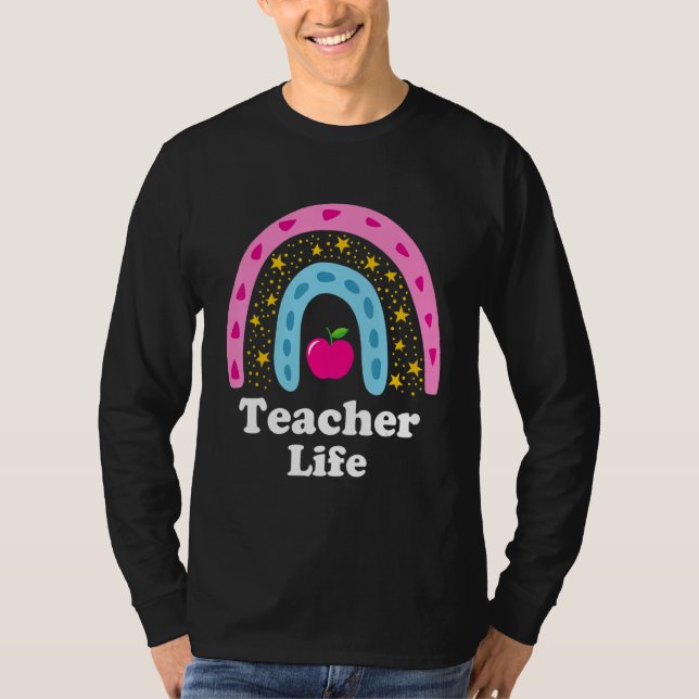 Teacher   Womenu2019s Teacher Life Graphic Tees Cu (Vorderseite)