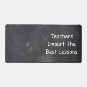 Teachers Best Lessons Chalkboard Class Decoration Schreibtischunterlage