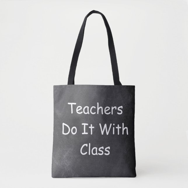 Teachers Class Chalkboard Design Geschenk Idee (Vorderseite)