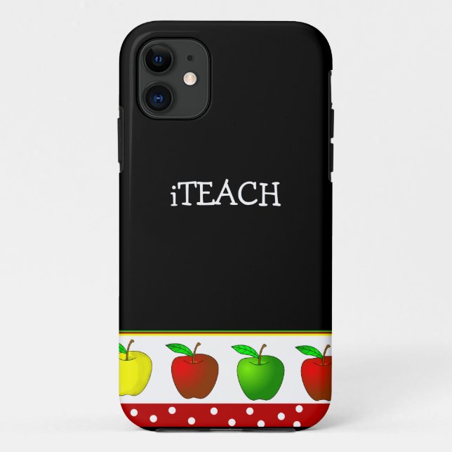 Teacher's Colorful Apples iPhone 5 Fall Case-Mate iPhone Hülle (Rückseite)