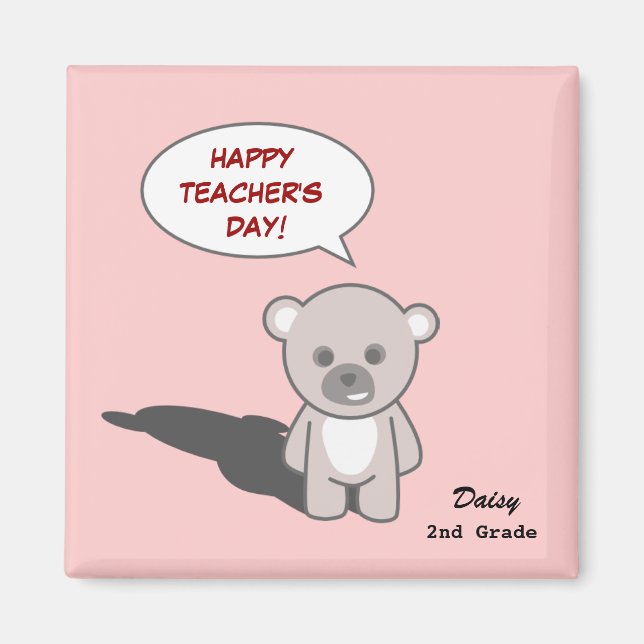 Teacher's Day_Magnet1(Personalisieren) Magnet (Vorne)