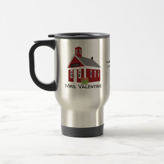 Teacher's Gift One Room Schoolhouse Coffee Tasse (Links)