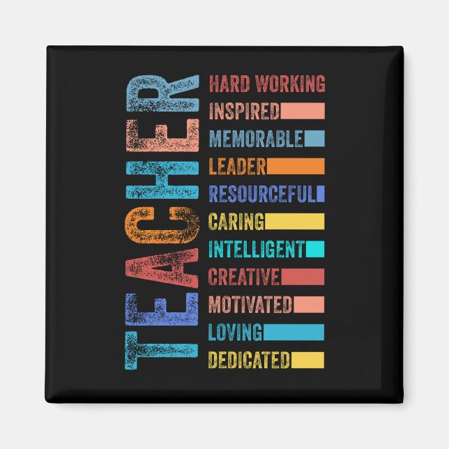 Teachers Qualities Magnet (Vorne)