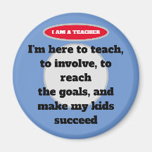 Teacher's Quote Magnet. Lehrersammlung. Mag
