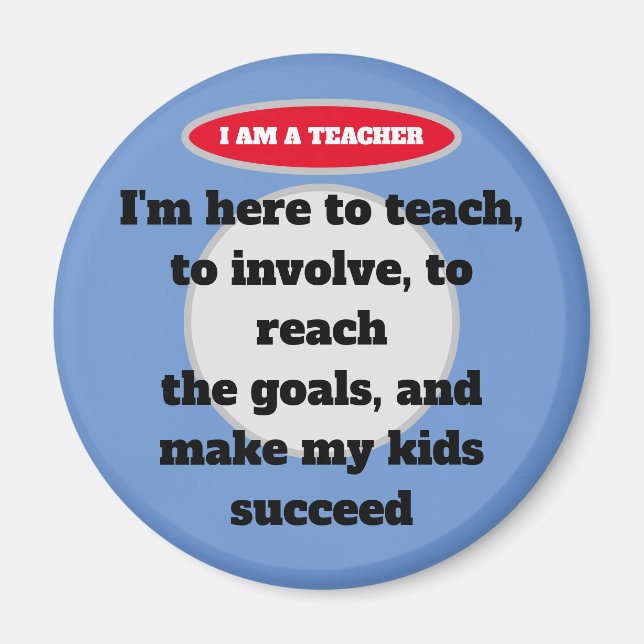 Teacher's Quote Magnet. Lehrersammlung. Mag Magnet (Vorne)