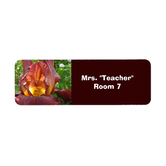 Teacher's Room Labels Aufkleber Zimmer #'s (Vorne)
